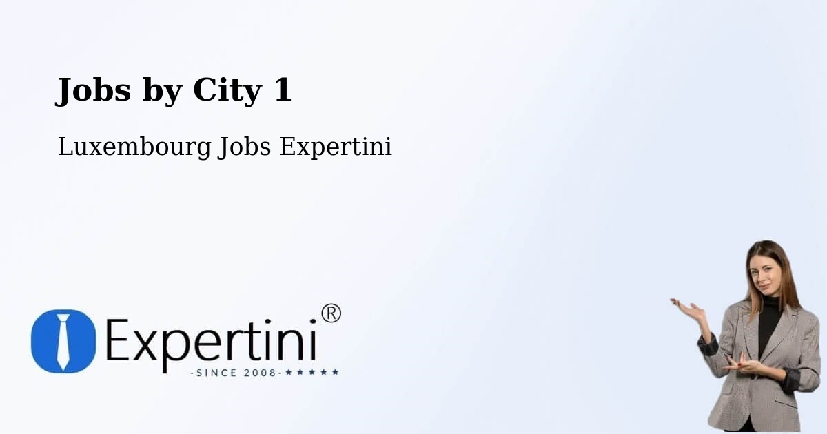 City Jobs in Luxembourg - Expertini
